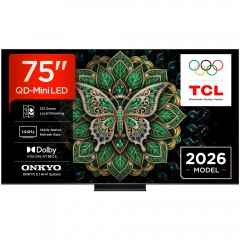 TCL QD Mini-LED 75C6K Pro Smart Τηλεόραση 75" 4K UHD Mini LED HDR (2026)